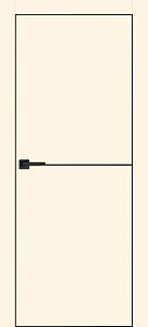 Товар Межкомнатная дверь ПХ-19 черная кромка с 4-х ст. Магнолия