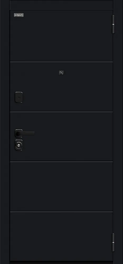 Фото Дверь Прайм/SBlack Black Shell/White Silk BR6209